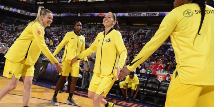 Seattle Storm power their way to a 89-76 victory over the Washington Mystics
